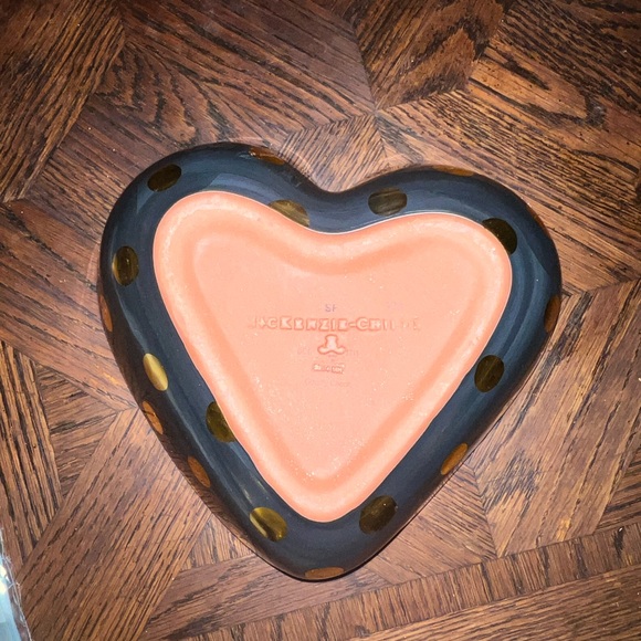 Mackenzie Childs ceramic heart - Picture 3 of 3